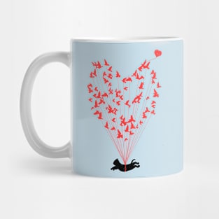 Flying cat Mug